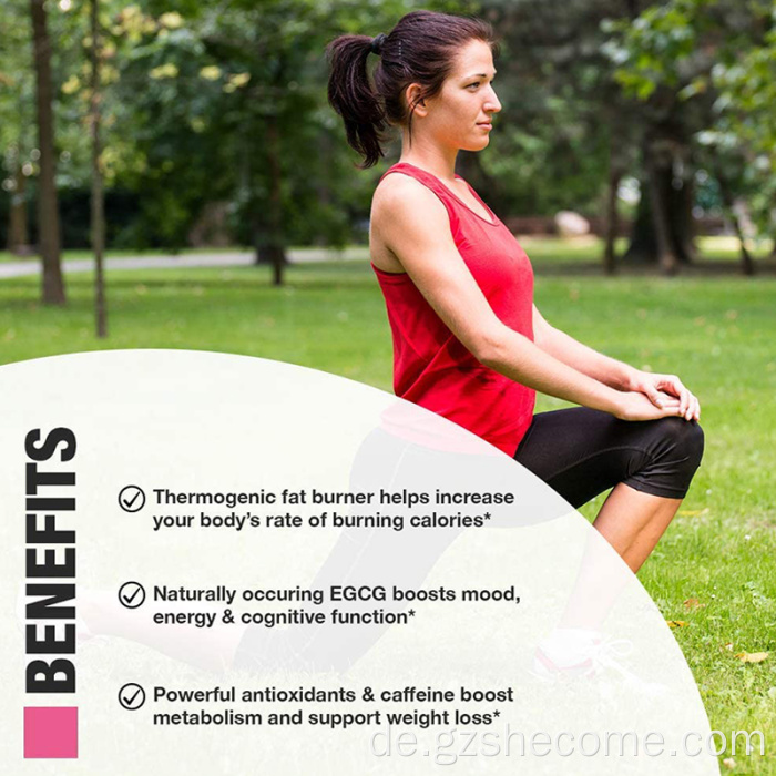 Grüne Teeextrakt Gewichtsablagen Fettbrenner Kapseln